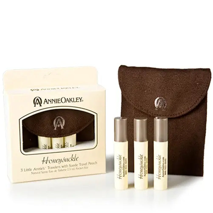 Annie Oakley Honeysuckle 3 Little Annie's Travelers with Suede Travel Pouch