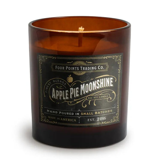 Four Points Trading Co. Apple Pie Moonshine 8 oz Soy Candle