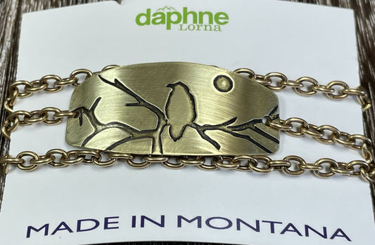 Daphne Lorna Raven Wrap Chain Bracelet