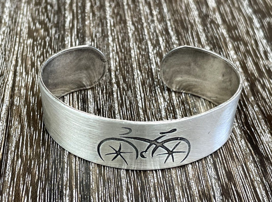 Daphne Lorna Ride Bicycle Cuff Bracelet