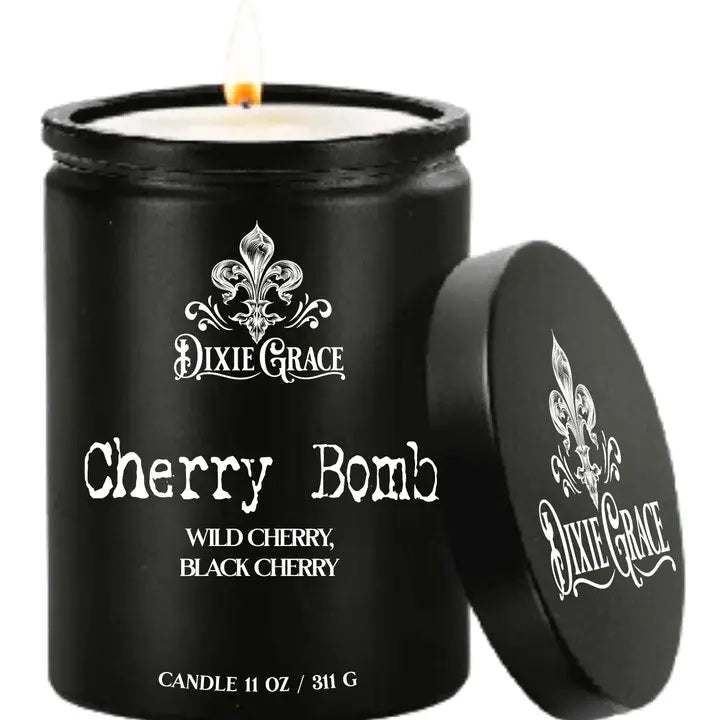 Dixie Grace Cherry Bomb Handcrafted Candle