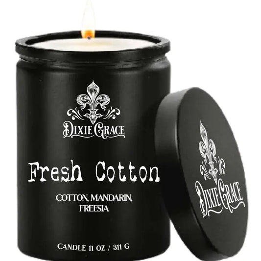 Dixie Grace Fresh Cotton Handcrafted Candle