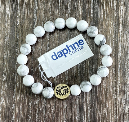 Daphne Lorna Healing Lotus Stretch Bracelet