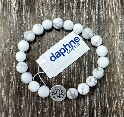 Daphne Lorna Healing Lotus Stretch Bracelet