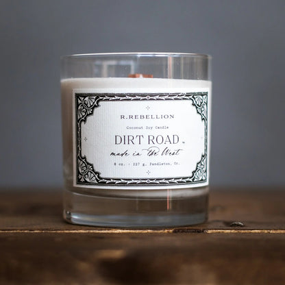 R. Rebellion 8 oz. Handcrafted Dirt Road Candle