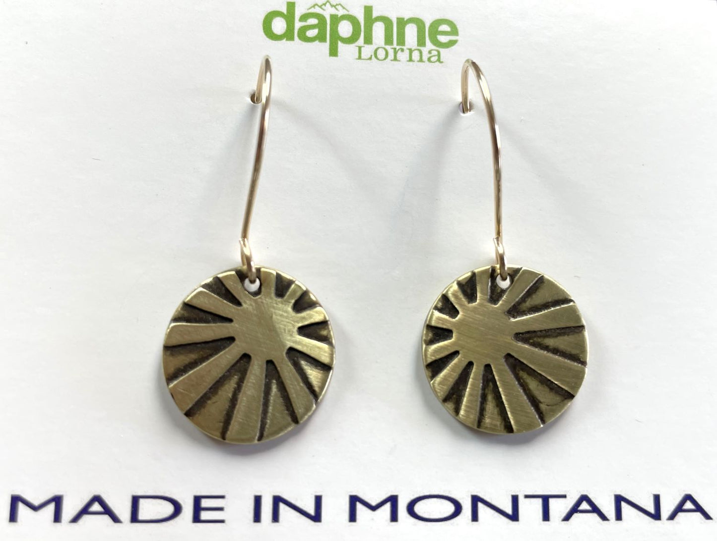 Daphne Lorna Sun Rays Earrings