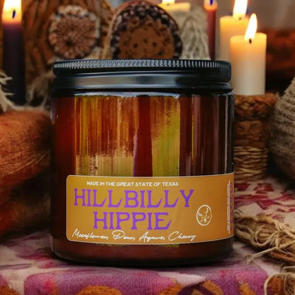 Seventh House Handcrafted Hillbilly Hippie Candle