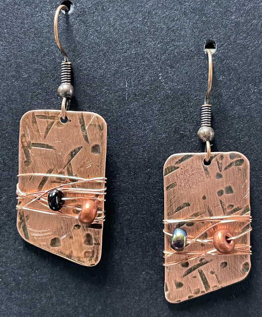 Moondance Art Copper Classic Earrings #7