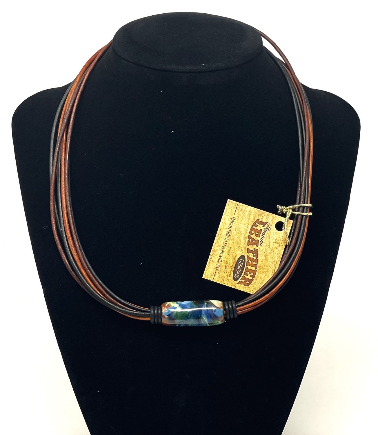 Montana Leather River Necklace