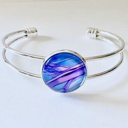 Nancy Reid Carr Abstract Design Bangle Bracelets