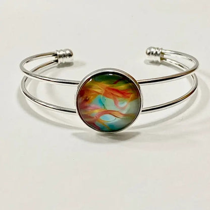 Nancy Reid Carr Abstract Design Bangle Bracelets