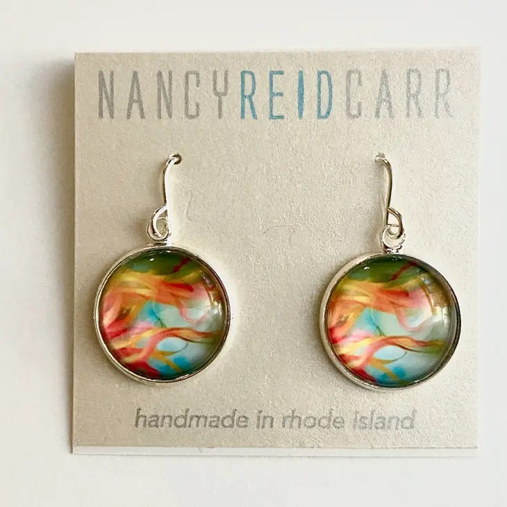 Nancy Reid Carr Abstract Design EarringsDrop