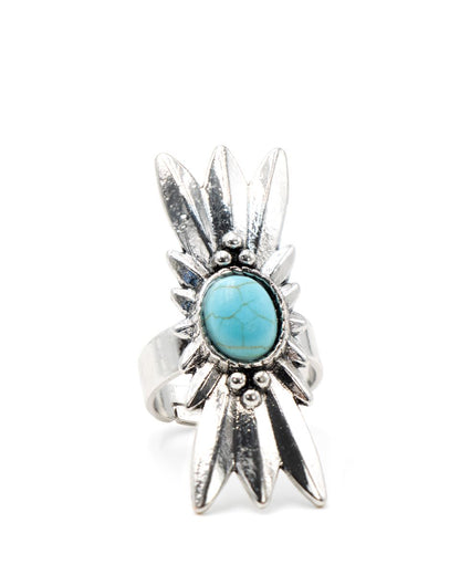 Cowgirl Confetti Fast as You Turquoise Ring