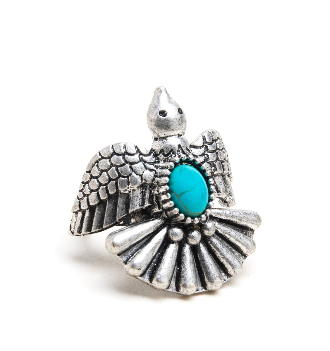 Cowgirl Confetti Fly on By Turquoise Ring